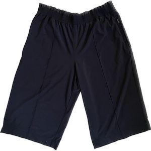 Athleta Brooklyn Wide Leg Crop Black XL